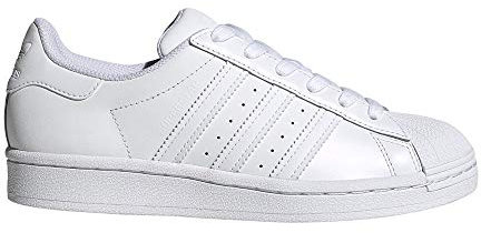 adidas Superstar J, Sneaker Unisex - Adulto, Ftwr White Ftwr White Ftwr White, 40 EU