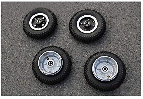 1 Stück PU 200 * 50mm elektrische Skateboardräder Long Board Elektrisches Skateboard Offroad Aufblasbare runde Räder (Größe: EIN Satz)