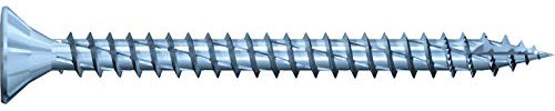 Spanplattenschraube Jet-Fast 6,0x45 Vollg. Senkkopf TX30 Silverline (blau-verz) 200 Stück/Karton