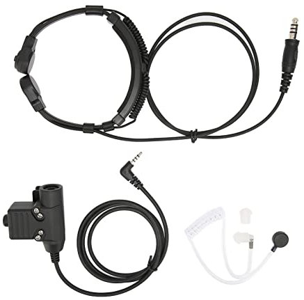 Walkie Talkie Throat Mic, Throat Mic Headset U94 PTT Headset System Adapter Throat Mic Earpiece mit U94 PTT für Xiaomi 1S/2S Walkie Talkies