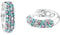 Prinzessin Lillifee Creolen 925 Sterling Silber Mädchen Kinder Ohrschmuck, mit Preciosa, 1,2 cm, Silber, Kommt in Schmuck Geschenk Box, 2034001