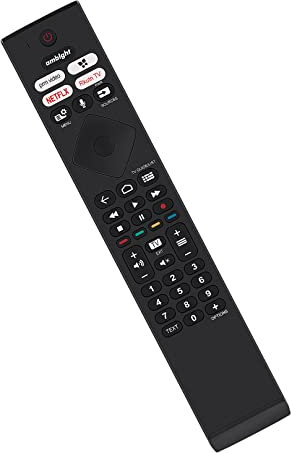 VINABTY 398GM10BEPHN0041SY Télécommande de remplacement vocal Compatible avec les téléviseurs Android LED Philips 2022 Smart 4K UHD 996592101288 YKF474-B012 398GM10BEPHN0008SY YKF474-B013 996592101493