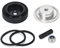 JNNJ Scheibenwischer Wischerstecker Wischerstecker, Auto Heckscheibenwischer Delete Plug, Fahrzeug Aluminiumlegierung Heckwischer Löschen Stecker Abdeckung(Silber)