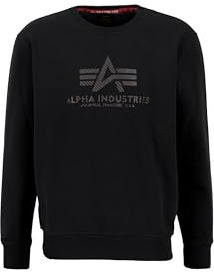 ALPHA INDUSTRIES Herren Basic Carbon Sweatshirt für Herren Sweatshirt (1er Pack)
