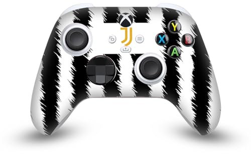 Head Case Designs Offizielle Juventus Football Club Home 2023/24 Match Kit Vinyl Haut Gaming Aufkleber Abziehbild Abdeckung kompatibel mit Xbox Series X/S Controller