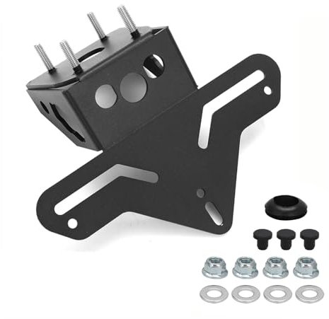 Motorrad Kennzeichenhalter Für Ninja 650 Für Z650 ZX650 2017 2018 2019 2020 2021 2022 2023 Motorrad Schwanz Ordentlich Fender Eliminator Kennzeichen Halterung Nummernschildhalter