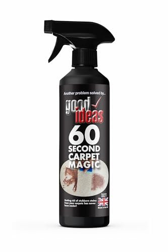 Good Ideas 60 Seconds by Easylife Carpet Magic, Carpet Cleaner Spray, Stain Remover, 500ml Bottle - Fully Guaranteed