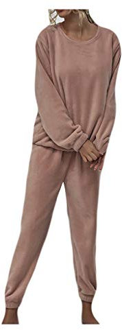 Dinglong Pigiami Donna Pantaloncini Costume Donna Wear Women Wear Suit Pants Flanella Colore 1 Set Set per Tempo Libero Solid Women Suit & Sets Pantaloncini Costume Donna