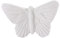 PAMINGONO 3 Stk Weißer Schmetterling Wandbehang Hängend Wandskulpturen Aus Porzellan Skulpturen Zum Aufhängen An Der Wand Girlande Aus Papier Wandkunst Für Zu Hause Wandschmuck Keramik