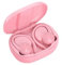 Impermeabili Earbuds TWS Sport Bluetooth Auricolari Cuffie Con Microfono Impermeabili Ganci Auricolari HiFi Stereo Musica Auricolari Per IPhonees Per Samsung Cuffie da gioco(Pink)