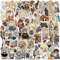 Delicious Dungeon Meshi Stickers, 50 Pcs Marcille Laios Figure Vinyl Waterproof DIY Sticker Decals for Party, Water Bottle Scrapbook Laptop Skateboard Computer for Teens Fans