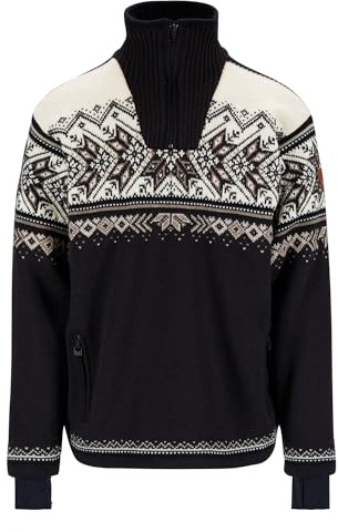 Dale of Norway Vail WP Sweater Herren Pullover aus Wolle | Winddichtes Futter, wasserabweisend, schmutzabweisend, atmungsaktiv für Outdoor-Tage