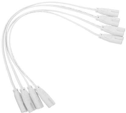 TOKIDNY 4pcs Led Tube Connector Cable Pin Lighting Wire Connectors for Extension Cord Plug Extension Socket