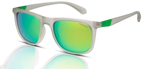 Superdry SDS-5016 Herren Sonnenbrille 165P Grey Crystal Green/Green Mirror, grau