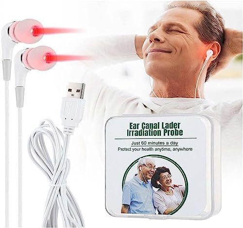 SonoPro Tinnitus-Ohrlasertherapie-Ohrstöpsel, Luhaka Infrapeace Rotlichttherapie-Ohrstöpsel, Luhaka Acupeace Tinnitus-Linderungsgerät, Ohrgeräusche stoppen
