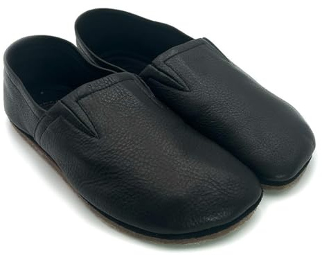 Pololo Barfußschuh Viviano, Unisex Barfußschuh aus natürlich gegerbtem Leder
