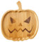 Upiulote Piatti da servizio di Halloween in legno Halloween Servizio 12x7.9x0.6 Board di salumi inquietante Piatto decorativo di zucca per piatti da festa