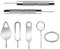 NIYATA 7pcs Video Doorbell Security Key Removal Tool Kit, 4 Release Pins, 2 Doorbell Removal Pins, 1 Key Ring Compatible with Nest, Arlo, Eufy, Blink, Mount/Battery Replacement Tools