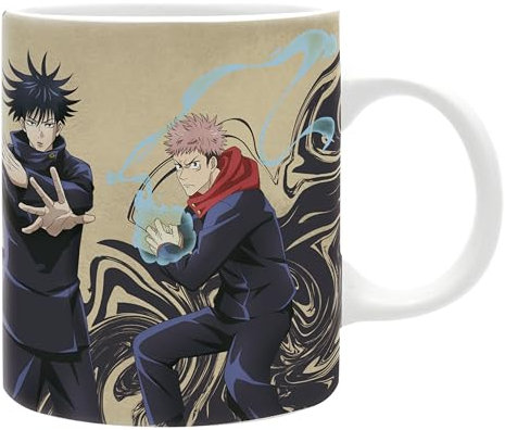 ABYSTYLE JUJUTSU KAISEN - Taza (320 ml, 420 ml), diseño de Quarteto