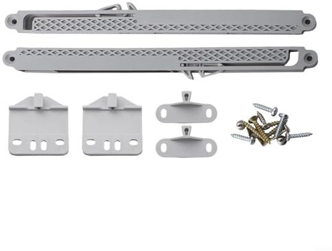 Lot de 2 amortisseurs de tiroir à fermeture automatique en douceur - Amortisseurs de porte coulissante pour portes coulissantes de cuisine et salle de bain (charge maximale 40 kg)