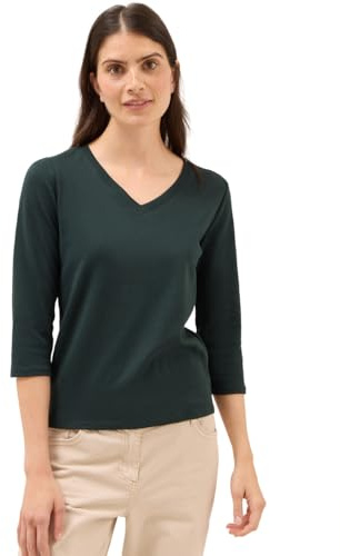 Damen Basic V-Neck Shirt