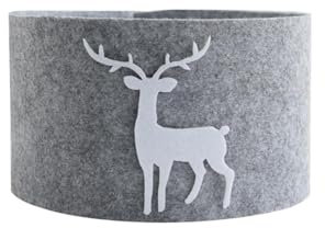 ACESOME Weihnachtsbaum Rock, Vliesstoff, Christbaumständer, Christmas Tree Fence, Korb für Weihnachtsbaum, Ø 60 cm-Ø 210cm (Ø 60 cm)