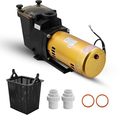 3HP Pompe de piscine creusée à double vitesse 220 V/230 V avec raccord de port de 5,1 cm de rechange pour pompe de piscine Hayward pour piscine creusée et spa