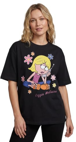 Disney Lizzie McGuire Womens Short Sleeved T-Shirt Options| Crew Neck Graphic Tee | Casual Wear Merch