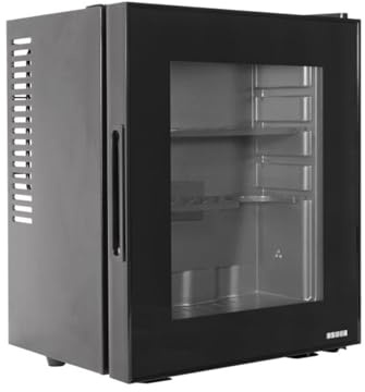 Corby Eton E Glastür-Minibar in Schwarz – EU-Stecker