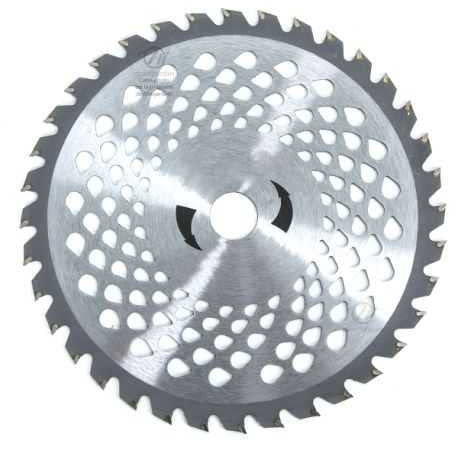 Matijardin - Lame disque carbure tungstène 36 dents débroussailleuse. Ø 230 mm. Alésage 25,4 mm. Multi-aérations
