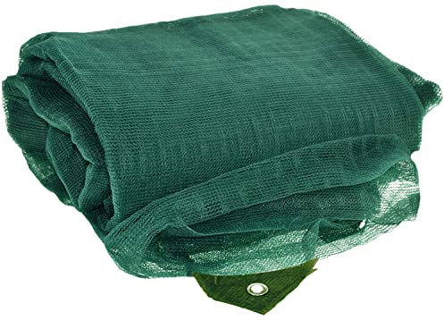 Generica Stabilisiertes Olivennetz mit verstärkten Ecken, 6 x 6 m, Fischen, Polyethylen, Grün