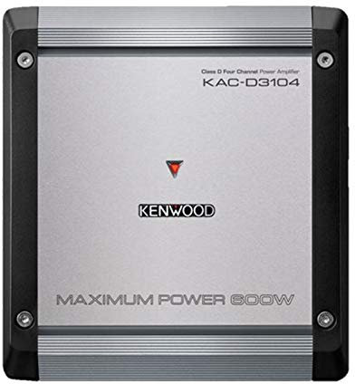 Kenwood KAC-D3104 600 W Max 4-Channel Class D Stereo Car Audio Amplifier