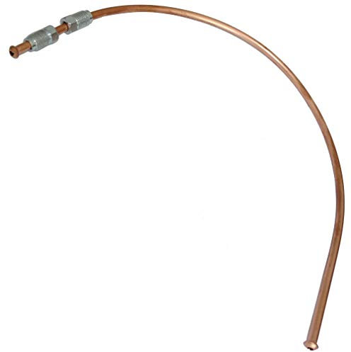 AERZETIX: Tubo per freno in rame Ø4.76mm con raccordi M10x1/M10x1 (40cm)