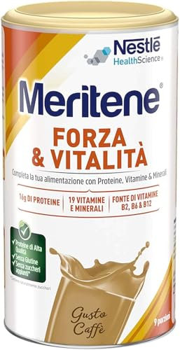 Nestlé Meritene Preparato Solubile per Bevanda, Ricco in Proteine