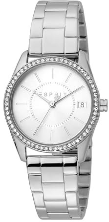 ESPRIT ES1L195M0065 Robinson Silver Uhr Damen-Uhr Edelstahl Datum Silber