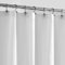 ALYVIA SPRING Tenda da doccia in tessuto extra lungo, impermeabile, 182,9 x 213,4 cm, morbida e leggera, XL con magneti, lavabile in lavatrice, 182,9 x 213,4 cm, bianco