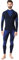 Ladeheid Herren Winter Thermounterwäsche Funktionsunterwäsche Set Langarm Shirt Lange Unterhose Thermoaktiv LAGI003 (Schwarz/Marineblau, L)