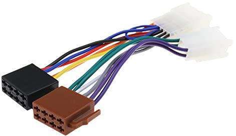eMagTech Car Stereo Radio ISO Wiring Harness Connector Adaptor Car Stereo Harness Wiring Cable Compatible with Celica Corolla Hilux MR2 Yaris Avensis RAV4 Auris 4 Runner