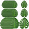 duisoad 39 Pièces Feuilles de Monstera Artificielles Feuille de Palmier Artificielle pour Les Décorations de Fête de la Jungle Hawaïenne Beach