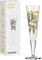 RITZENHOFF 1071029 Champagnerglas 200 ml - Serie Goldnacht Nr. 29 - Rosen-Garten-Motiv mit Echt-Gold - Made in Germany
