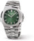TACTO Specht&Sohne Automatikuhren für Herren Japan Miyota 8215 Mechanische Armbanduhr Edelstahl Saphir Wasserdicht, grün, Klassisch
