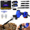 7Sevenjokers 21V Li-Ion Battery Powered Brushless Reciprocating Cordless Saw with 2x1.5Ah Batteries and Charger, 0-1900SPM Variable Speed, 4 Blades Wood/Metal/PVC Pile Cutting Electric Blue+black