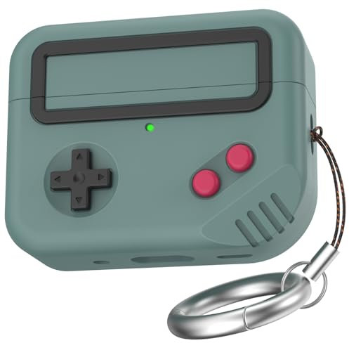 TRONWIN for AirPods Pro 2 Case - Silicone Game Console Design Case for Apple AirPods 2nd/1st Generation, Cute Airpod pro Cover for Men/Women (Pine Green)