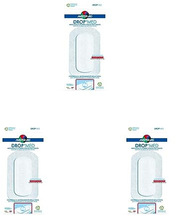 Master Aid Drop Med 10.5 x 18 cm, 5 Pezzi - 1 Prodotto (Confezione da 3)