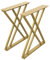 Tischgestell, Tischbeine, Tischgestell aus Metall, Esstischbeine aus Gusseisen, Esstischbeine für DIY-Industriemöbel, für modernen Couchtisch, Esstisch, Wohnzimmer und andere Möbel (Color : Gold, SI