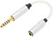GOWENIC Cable Estéreo Balanceado de 4,4 Mm a 3,5 Mm, Apariencia única, de Sonido, Compatible, Conector Chapado en Oro, Profesional