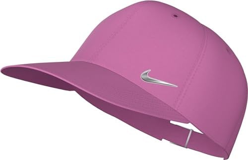 Nike Cap Unisex Dri-Fit Club Cap U Cb Mtswsh L, Playful Pink/Metallic Silver, FB5372-675, S/M