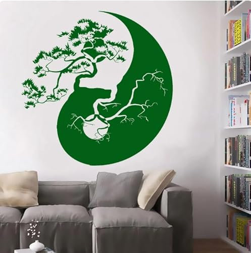 Wall Decal Home Decoration Book Room Living Room Interior Wall Stickers,green,42x42cm