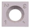MNUPL 1pc Carbide Insert Slab Cutter For Wood Planer Bit Spoilboard Surfacing Router Bit Insert(14x14x2mm)