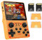 Bewinner Retro Handspielkonsole RGB20S – 3,5-Zoll-Bildschirm, HD-WLAN, Retro-Spielekonsole mit 2500 Klassischen Spielen und 3500 MAh Akku für Linux-System, Orange (16 GB + 128 GB)